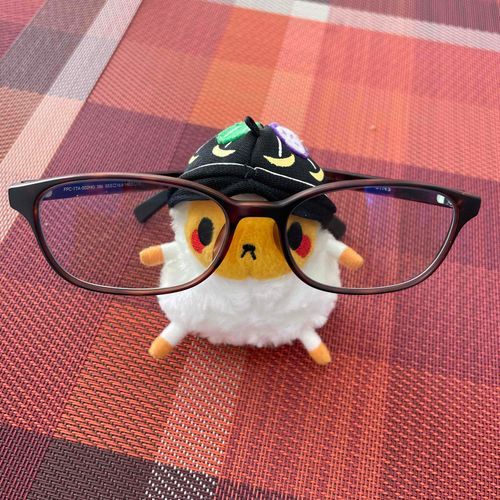 これが！
ブルーライトカットの世界なの〜！