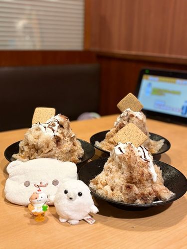 ガストのかき氷🤎