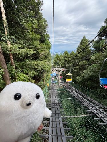 帰りはリフトで下山したよ。