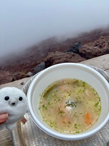 下山飯。ぶた汁よ。