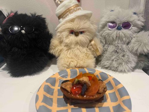 オシャレした弟たちも揃って。ふたりは8月だからそのときもケーキ食べよう！
(チュウ)