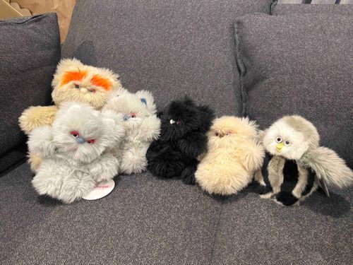 そういえば最近仲間が増えたんだよ！
ノッポにそっくりなお友達と、フクロウのホーさんと、オレンジ眉毛のドンにいさん！
(クロ)