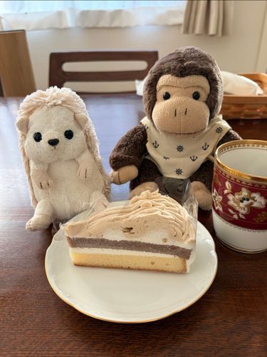 モンブランケーキ🌰を食べたよ〜
スーパーで120円だったの。もう1個買ってくればよかったなぁ🤭