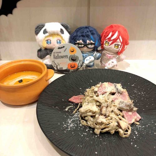HAPPY HALLOWEEN🎃👻
カフェシナモンの限定メニュー美味しかった😋