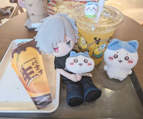 バナナチョコクロとトロピカルソーダ。美味かった