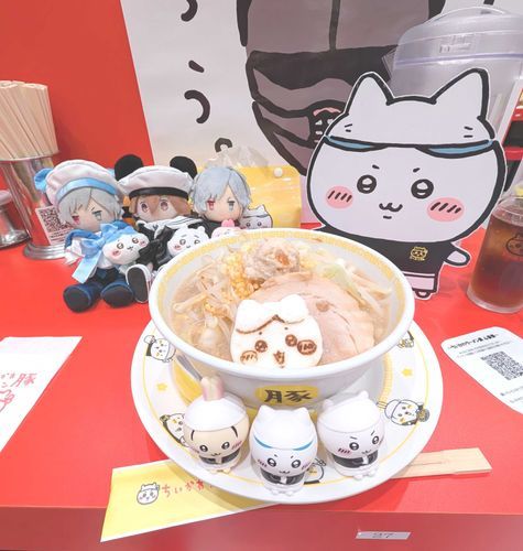 ちいかわラーメン（カラメ）
ガツンと味が濃いのが良い