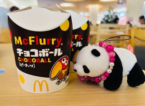 マックフルーリーのチョコボールをたべたよ〜🍨