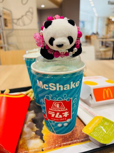 マックシェイクのラムネ おいしかったよ〜🥤