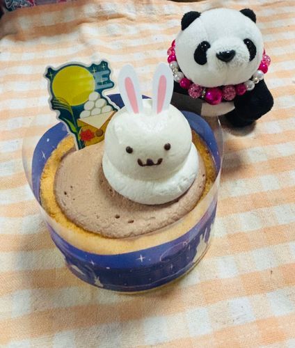 うさぎさん と おつきみ〜🐇🌕