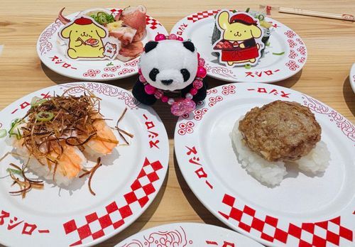 きょうはスシローにきたよ〜🍣
ポムポムプリンがかわいかったよ✨