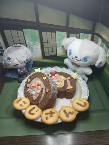 おたんじょうび！！！！！ケーキ食べたよ☺
