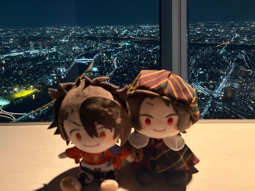 あるじといっしょにとうきょうすかいつりーたのしい(ぜよ)(ねっ！)