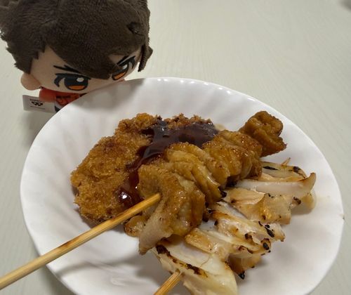 にくおいしそう〜😊っとめが輝いてるむっちゃん‼️