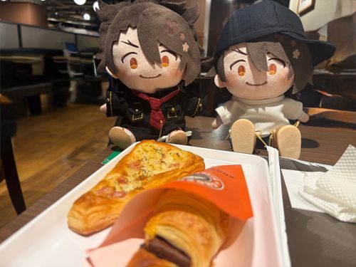今日は他の審神者と一緒にカフェに行きました‼️左はわたしのむっちゃんで右は友達の審神者さんのむっちゃんです！！

一緒に行けて良かったねむっちゃん🥰🥰🥰