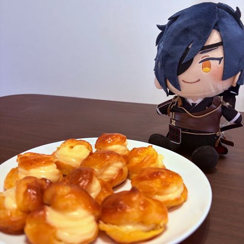 あるじ、きょうもおつかれさま
あるじのためにぼくがしゅーくりーむをつくったよ☺️
よかったらたべてね