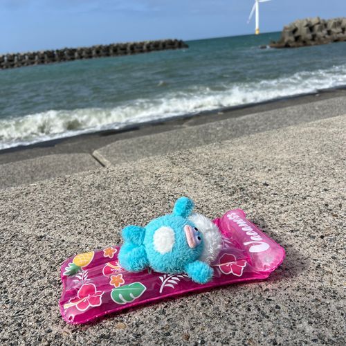 富山の海でのんびり🌴🌊