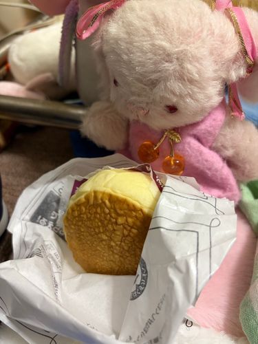 みんなー！うさ子だよ！
このまえのおやつは、ほとけきまんだたの！😍😍

あ、ひとりじめしてないよ。
ちゃんと、もこにもわけてあげたからね👍おいしものは、わけてたべなくちゃ✨
またなにかおいしものたべたいなぁ💕