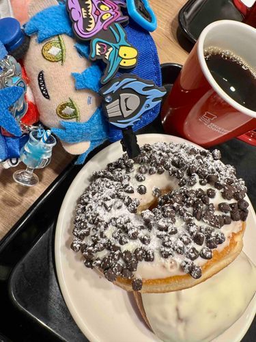 少し前にお出かけした時のドーナツ🍩
目にも楽しいですな