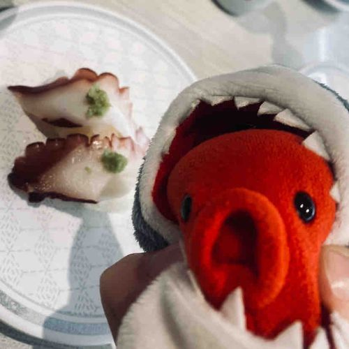 ﾎｷﾞｬ〜〜〜🐙‼️
本日のメメントモリ👀🌳でつ！
ポン酢でさっぱり召し上がれ〜♡
じゃないんでつよ！🍣