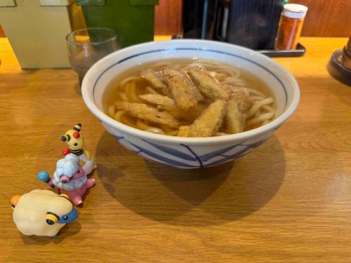 福岡のおうどんは関東のと違ってやわらかいね