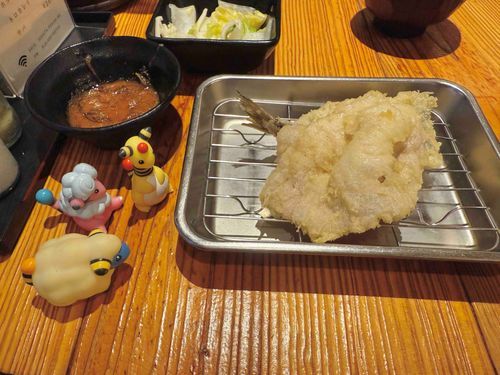 揚げたての天ぷら、おいしかったね