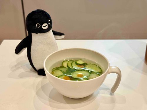 きゅうりのコンソメスープ