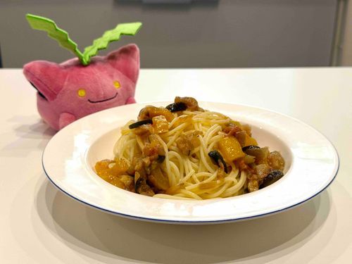 ラタトゥイユの冷製パスタ