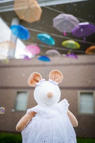 カラフルな傘にしゃぼん玉でかわいい〜(っ´ω`)っ☂⊂(´ω`⊂ ) 