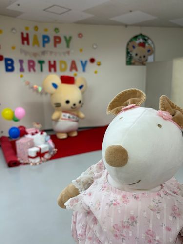 先月、だいすきな岡山県総社市のゆるキャラ、チュッピーさんのお誕生日イベントに行ったよ。