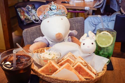ねずたんお気に入りのチキンサンド🐔