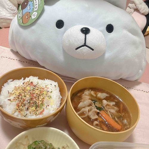 ごはん
（本日にだいめぼしゅ不在につき、7だいめぼしゅが務めます）