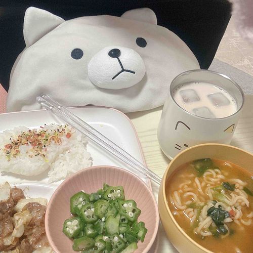 ごはん （本日はにだいめぼしゅ不在のため、ろくだいめぼしゅが務めます）