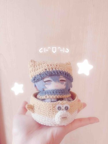 あみものたのしい💙💛
(ねこ帽子とマフラーとふぐの入れ物作ってみた‼️)