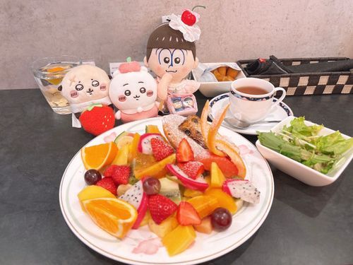 フルーツいっぱい！
おともだちとたべたよ！