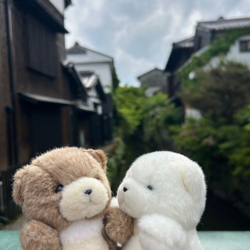 橋の上