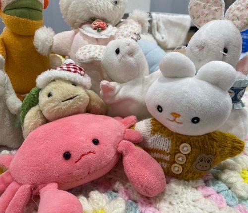 いちごちゃんです。

いちごちゃんはよくお出かけに連れてってもらうの。
これはおにんぎょう村でのイベントのときのやつ！グーのかにさんとちょっとおしゃべりした。