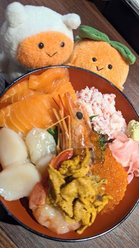 ひさしぶり の とうこう！
『かいせんどん』だよ！
おいしそう！！