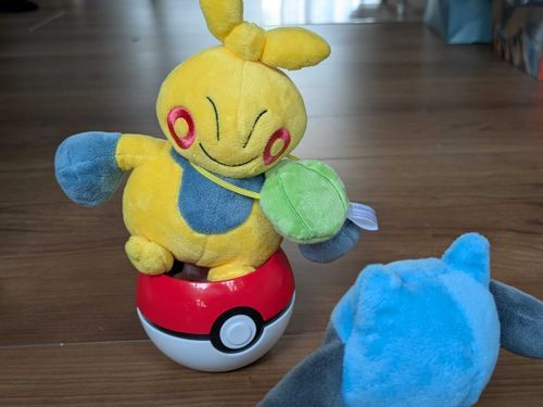 8月某日　くもり
噂のモンスターボールにぼくも…
あ、あれ！？入れないマクー！！