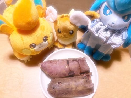 焼き芋🍠みんなでいただきます！
