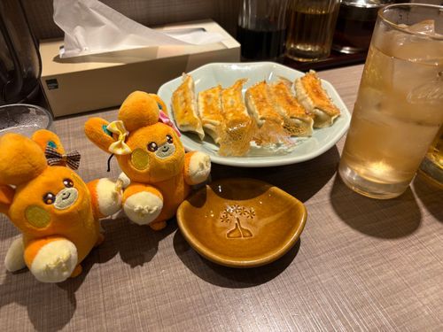 ギョーザ🥟とﾊﾟﾓたん🥰