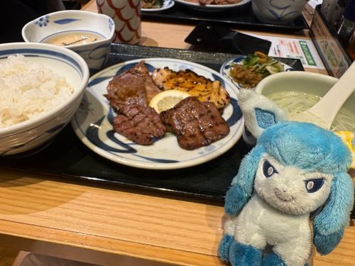 ねぎしを食べたグレたん
美味しかったね☺️