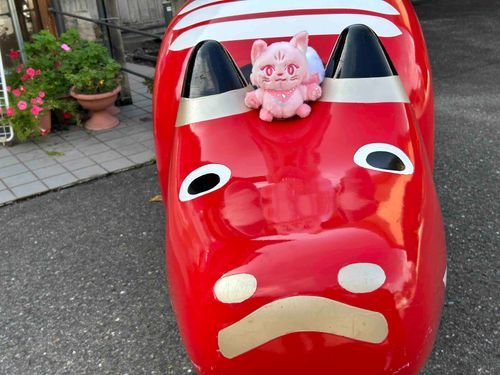 ぺぽたん あかべこさんにのってみたよ꒰ঌᐢ.ˬ.ᐢ໒꒱♥️ྀི