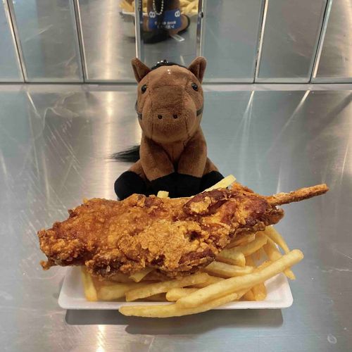 🏇中山競馬場🏇
中山巧者れがちゃんおすすめ中山競馬場グルメ🍗がぶりチキンコンボ🍗🍟❤️満足度高めでしばらくおなかいっぱいでした😋

れがちゃん牝馬限定戦では凡走するって書いたけど次走エリ女の可能性あるぽい。個人的には秋古馬三冠を目指してほしいけど。。。秋古馬三冠は4歳馬しか達成できないと思ってるのに能力馬はみんな海外挑戦してしまう。れがちゃん凱旋門賞断念して国内専念になったの秋古馬三冠達成する使命があるからでは(妄想暴走中)
