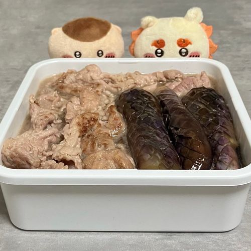 豚肉と茄子の焼き浸し🍆🐷
ゆで卵の白身だけ食べるのにはまってるんだけど、もしかして夏バテ疑惑浮上中…すぐ体力が落ちやすいので、なるべくちゃんと食べようと思います🤯

くりまんパイセンとシサ様のゆんたくコンビが揃ってしまって可愛すぎ。鎧さんとシーサーちゃんのラーメン郎師弟コンビも好き🍜🧡