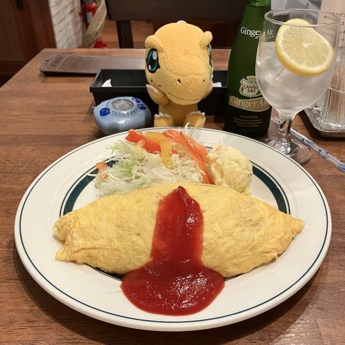 🐣8月1日はデジモン記念日🐣
毎年恒例オムライス食べました🍽️🌟

ネタバレなんですけど、02の最終回で25年後のこども達の姿が描かれているのですが、その25年後が来年に迫り震えてます。