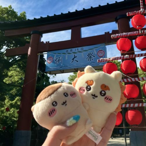 おはようございます🌻
ちょうど1週間前、平塚八幡宮に参拝に行きました。例大祭の準備してました⛩️🏮✨
