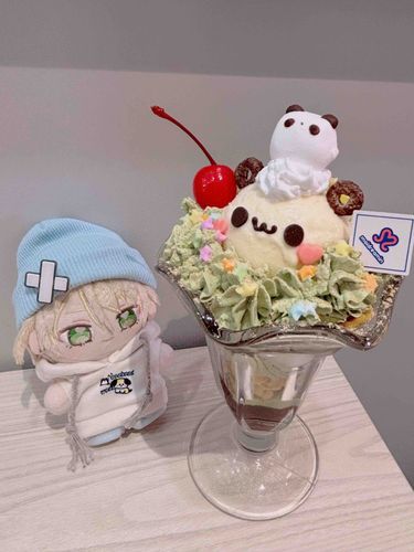 パフェも美味しかったね〜🐼ྀི