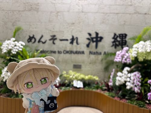 らぴぬと沖縄に来てたよ〜✈️