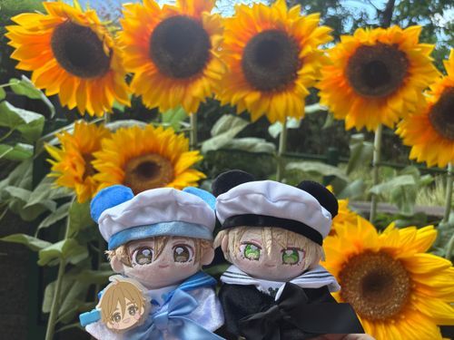 今日も推しが推しで尊い🎶

お友達の友也くんとひまわり見に行ったよ🌻