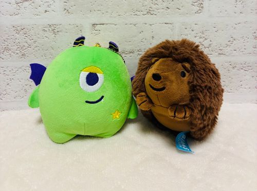新しいお友だち、みどりのあくまくん。こんにちは！ぽく、おはぎです🦔
